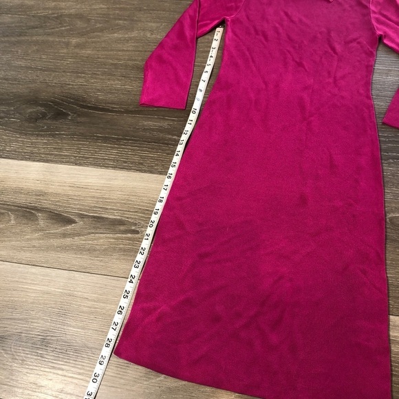 Trina Turk Bookish Collared Pink Fuchsia Hot Pink Minidress NWT Womens Size XS - Picture 5 of 12